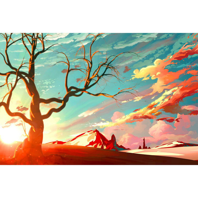 Sunset Tree 1000pcs DIY Paper Puzzles Jigsaw Educational Kids Adults Toys