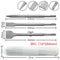 3 Pcs Rotary Hammer Point&Flat Chisels Set Concrete Wall Drill Bit 10" In L