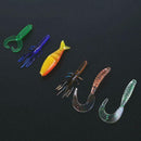 28pcs/set Hard Soft Fishing Lures Metal Sequin Baits Hooks Fishing Kit