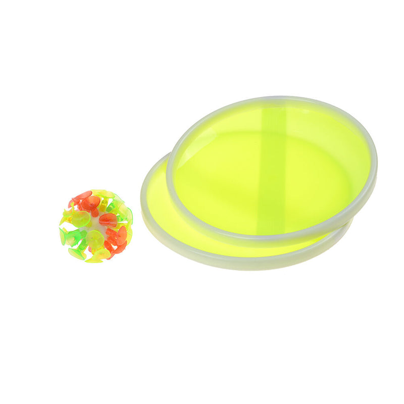 Outdoor Activity Game Funny Sticky Ball Game with 32 Suction Cup 2 Round Bats LJ