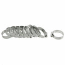 10pcs Adjustable Car Fuel Petrol Pipe Hose Clip Stainless Spring L6E2 Clamp D1W3