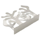 Stainless Steel Napkin Rack Box Dispenser Tissue Holder Plants Table DecoratBX