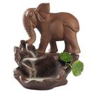 Elephant Backflow Incense Burner Incense Censer Use In Home Office Holder C I4R2