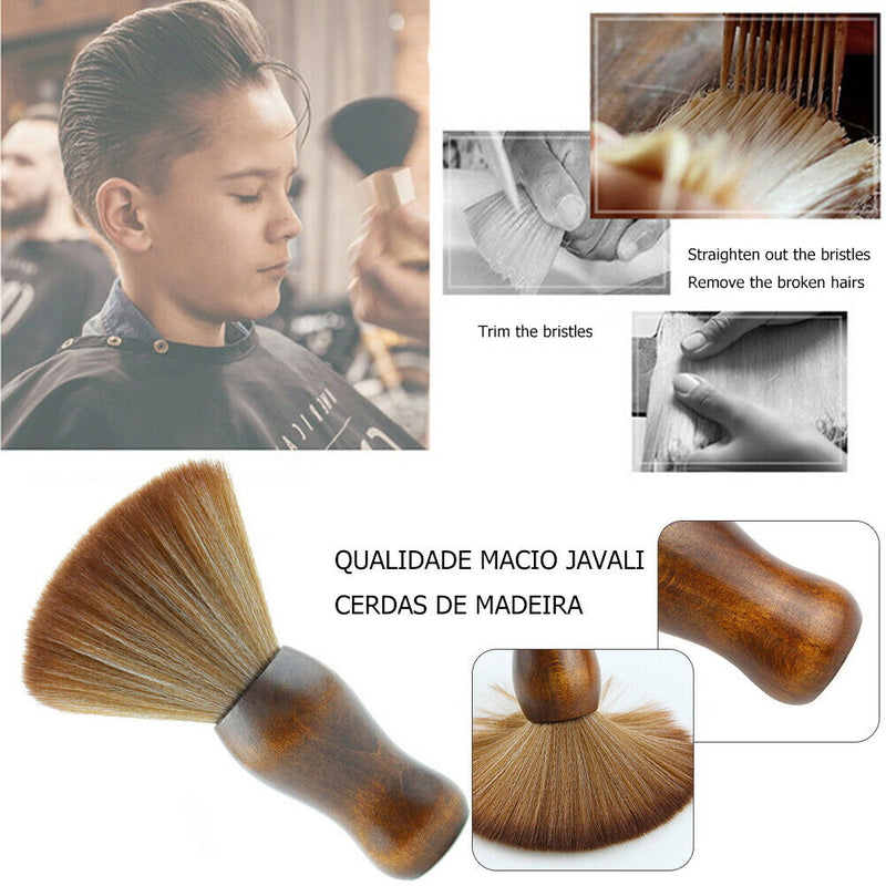 Soft Neck Face Duster Brush Barber Hair Clean Beard Hairbrush Styling Tools