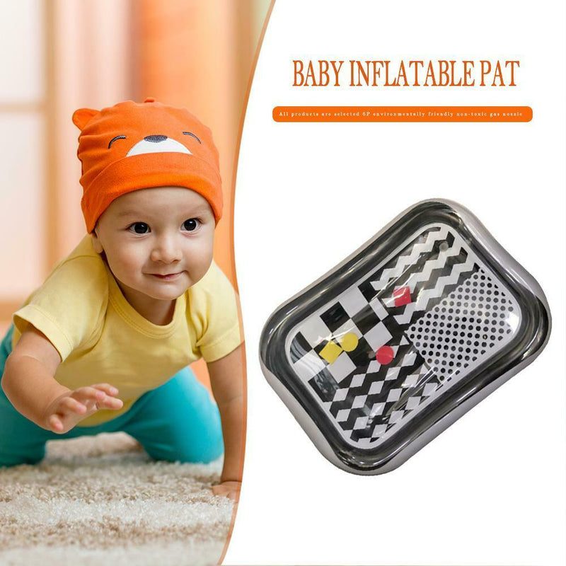 Baby Inflatable Patted Pad Water Ice Mat Cushion w/ Inflator (Geometric)