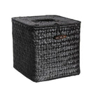 Woven Napkin Holder Kitchen Office Tissue Box Cover Holder Dispenser Black