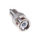 2x BNC male to RCA male coax connector adapter cable coupler for cctv camera  Gw