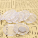 20pcs/lot 46mm Transparent Plastic Coin Holder Coin Collecting Storage Box C BX
