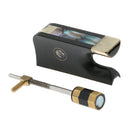 1 Set Cello Ebony Frog Bow, Cello Parts Accessories Replacement, with Screw for