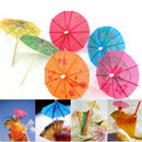 50xPaper Cocktail Parasols Umbrellas Party Wedding Supplies Z5U9