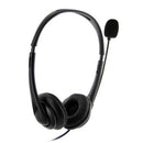 Online Teaching Learning Call Center Headphone USB Wired Line Control Headset