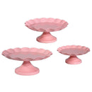 Sweetgo Pink Cake Stand Cupcake Tray Metal Iron Cake Tools Waterproof Desse