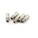 5PCS Coaxial Coax RF Adapter Connectors TV PAL Male Plug to "F" Female LJ