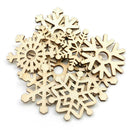10X Christmas Tree Xmas Wood Chip Hanging Pendant Ornaments Decor DIY Craft