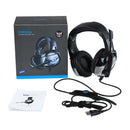 Over Ear Headphone Headset w/ Mic for PS4 PC Xbox One Controller Gray