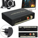 1080P HDMI to HDMI Audio Splitter Converter Optical SPDIF+RCA L/R Extractor