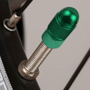 18pcs Aluminum Alloy Tire Wheel Stem Schrader+French Air Valve Caps with Adapter