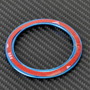 Blue Steering Wheel Decoration Ring Cover fit for BMW 1 3 5 Series X5 X6 Hf