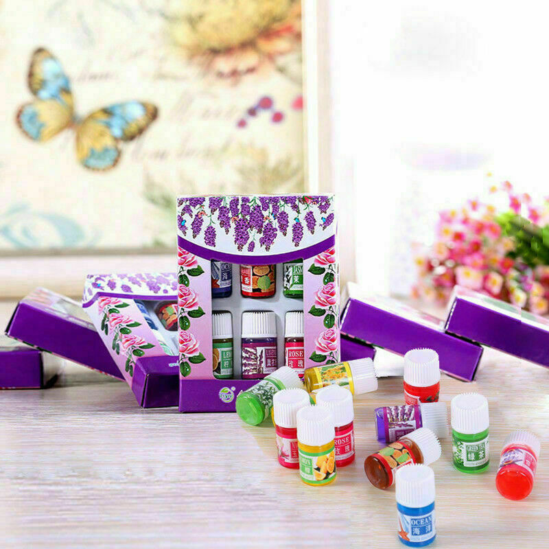 6x ESSENTIAL OILS-100% Pure Uncut Grade - Healthy Aromatherapy Kit I1I2