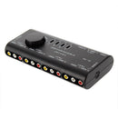 4in 1 out Audio Video AV Signal Splitter Switcher Selector RCA Switch Box TV DVD