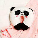 Multi-Color Cartoon U Shaped Travel Pillow Neck Support Head(Panda) A