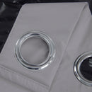 Waterproof Outdoor Curtain UV/Light Blackout for Patio Pivilion Gray 54x84"