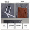 Space Saving Hanging Laundry Hamper Bag With Free Door Hooks(Black)