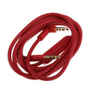 Replacement Audio Cable with Mic for Beats by Dr. Dre Headphone red