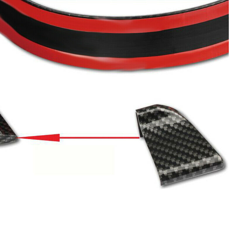1.5M Universal Car Spoiler Carbon Fiber Rear Spoilers Roof Wings Trunk Lip  W6B1