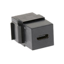 High Speed USB-C Type-C Keystone Wall Jacks Adapter Plastic 5Gbps( Black, 5 Pack