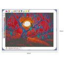 5D DIY Full Drill Diamond Painting Tree Cats Cross Stitch Embroidery Kit
