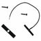 Rod Piezo Pickup with Center Lead for Acoustic Electric Violin Mounting Bra Z4L3