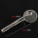 Stainless Steel Filter Spoon With Clip Oil-Frying Salad BBQ filter
