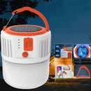 24 LED  Solar Power Rechargeable Flashlight Camping Tent Light Outdoor Hand Lamp