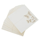 50pcs Butterfly Paper Place Card Holder Name Cards Table Number for Wedding