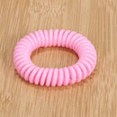 Mosquitoes Repellent Bracelets Insect Protection for Adults Kids (Pink) A