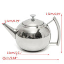 Stainless Steel Teapot Tea Pot With Infuser Coffee Tea Leaf Filter Herbal  SQM