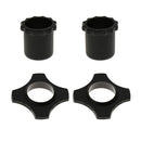 4x Black Mic Wireless Protection Rings Roller Rod Sleeve for Mic Parts
