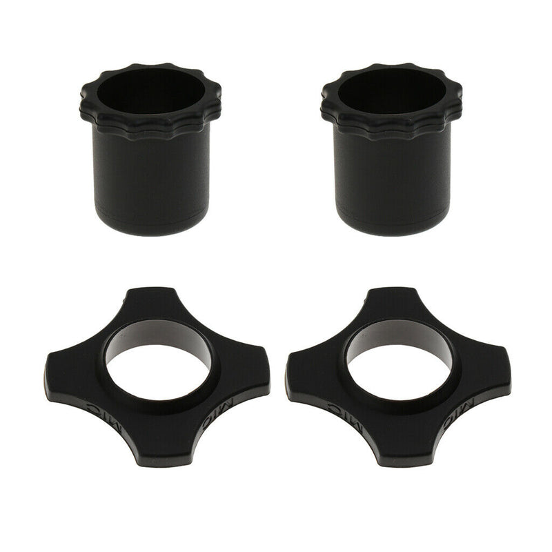 4x Black Mic Wireless Protection Rings Roller Rod Sleeve for Mic Parts