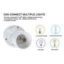 E27 Infrared PIR Motion Sensor LED Light Lamp Bulb Socket Holder Adapter K0F2