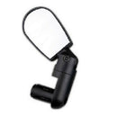 2pcs Adjustable MTB Bike Bicycle Cycling Rearview Mirror Glass Mini(Black)