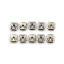 10x Micro USB Connector 5pin seat Jack Inserting Plate seat MiniUsb Connector Kw