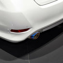 Burnt Blue Straight Stainless Steel Car Auto Exhaust Tip Muffler Silencer A