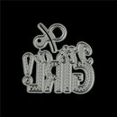 1X Its A Girl Design Metal Cutting Dies For DIY Scrapbooking Album Paper Card  Z
