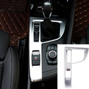 Interior Gear Shift Box Trim Frame Cover Panel fit for BMW X1 F48 2016 2017 LHD