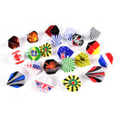 60pcs/lot dart flights in 20 kinds of patterns darts fin feather accessory JR