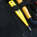 22 Tools Plier Screwdriver Chisels Level Wrench Pocket Roll Pouch Bag Case