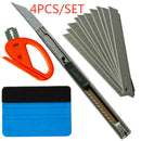 4x Car Vinyl Wrapping Tools Squeegee Applicator Kit Window Tint Film I HSK
