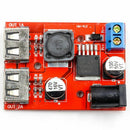 LM2596 LM2596S Dual USB DC-DC 9V 12V 24V 36V to 5V 3A Step Down Buck Conver V1S3
