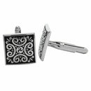 Retro Style Mens Shirt Cuff Links Cufflinks Ancient Flower Print Business W H3T1